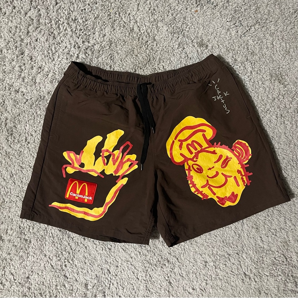 Travis Scott x McDonalds Cactus Jack Illustration II Shorts